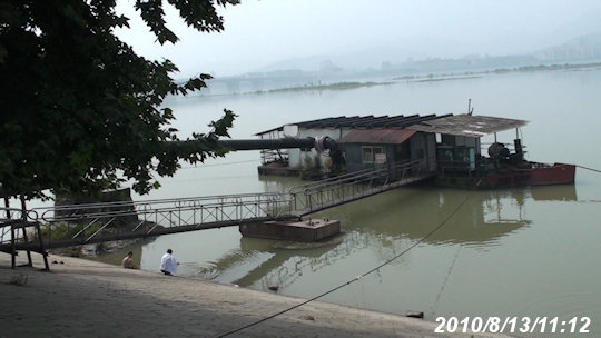 漢江の吸水ポンプ施設