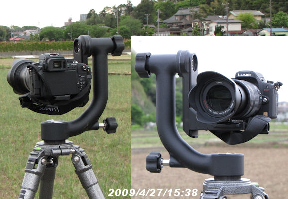 カメラDMC-GH1とWimberly雲台