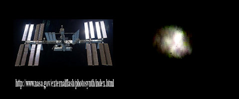 NASA実物似画像と 本ビデオ映像