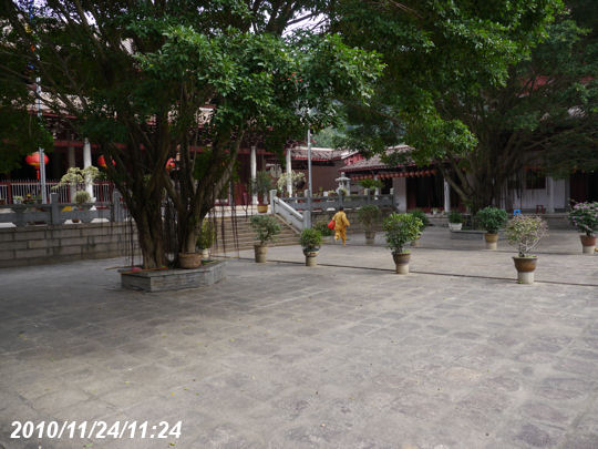 万福寺 中庭